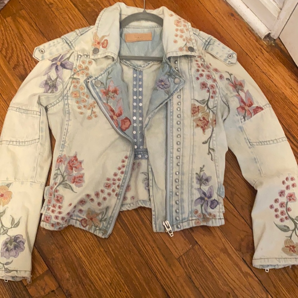Blank NYC embroidered jacket
